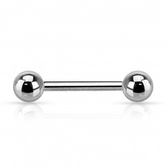 Piercing do jazyka titán, tyčka 1,2 mm