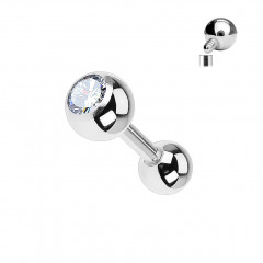 Piercing činka titán zirkón