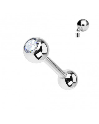 Piercing činka titán zirkón