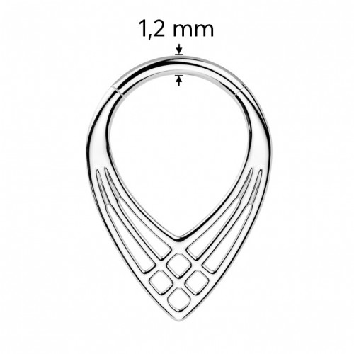 Piercing septum / helix / cartilage TITAN