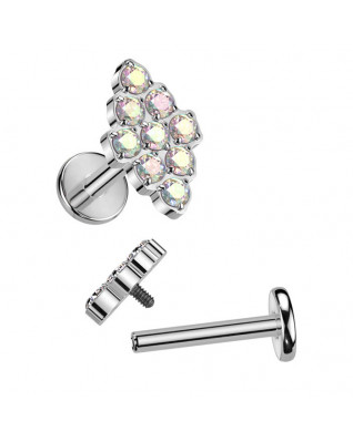 Piercing do brady - labreta TITAN