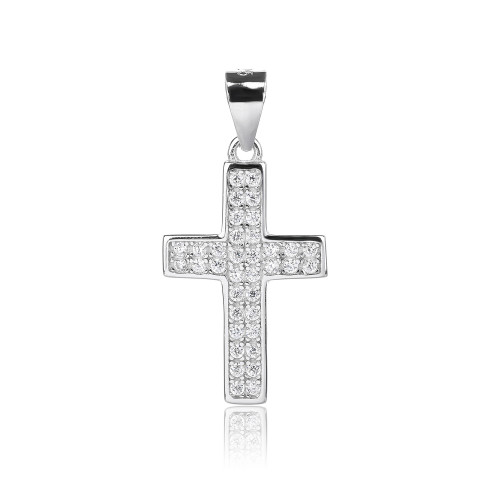 Strieborný prívesok kríž