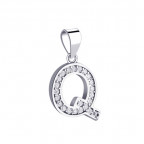 Strieborný prívesok - iniciála písmeno