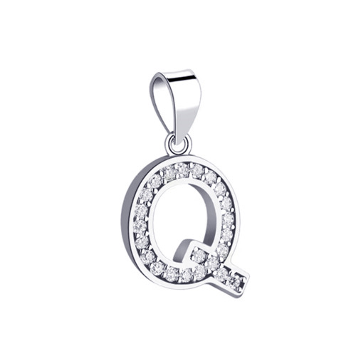 Strieborný prívesok - iniciála písmeno