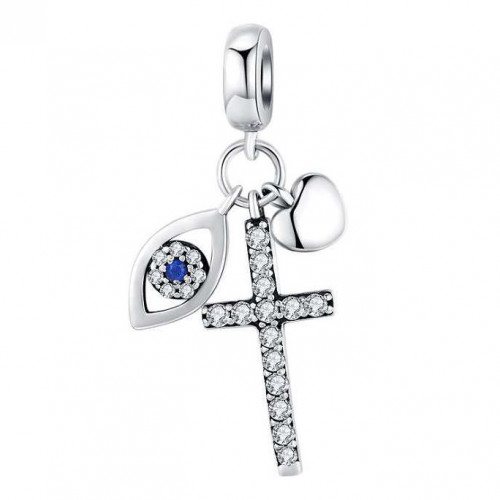 Strieborný prívesok korálik na náramok