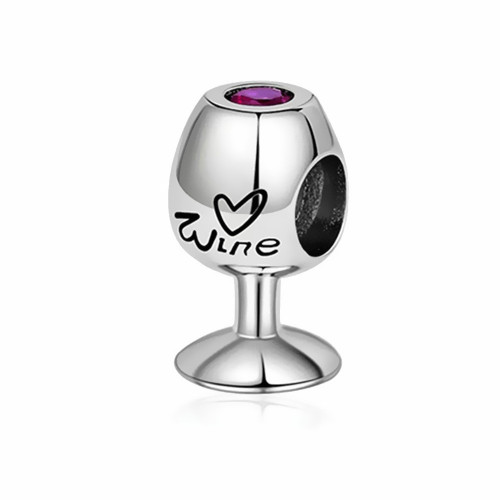 Strieborný prívesok korálik na náramok