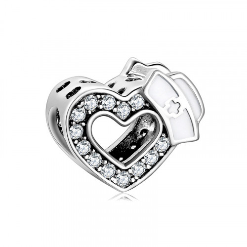 Strieborný prívesok korálik na náramok