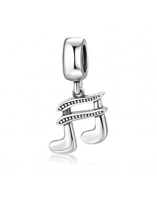 Visiaci strieborný prívesok korálik