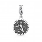 Visiaci strieborný prívesok korálik