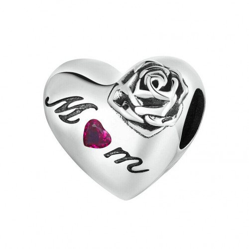 Strieborný prívesok korálik na náramok