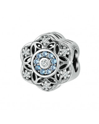 Strieborný prívesok korálik na náramok