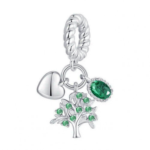 Strieborný prívesok korálik na náramok