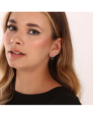 Strieborné náušnice oválky