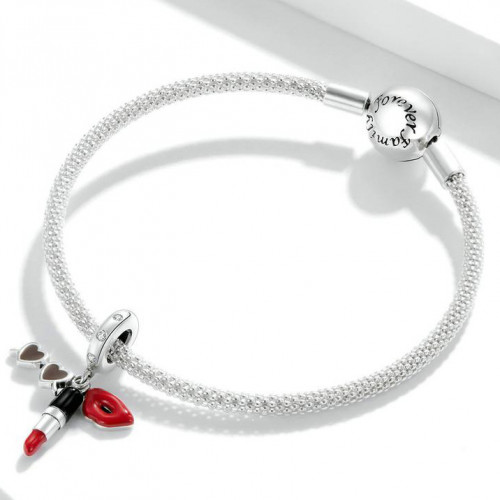 Strieborný prívesok korálik na náramok