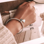 Strieborný prívesok korálik na náramok