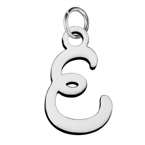 Oceľový prívesok - iniciálka A