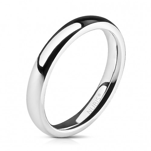 NSS1027 Dámsky oceľový prsteň šírka 3 mm