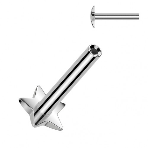 PUSH IN tyčka k labrete TITAN, 1,2 x 8 mm