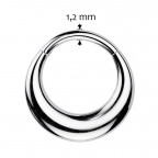 Segment kruh - helix / cartilage / tragus piercing
