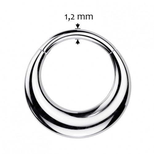 Segment kruh - helix / cartilage / tragus piercing