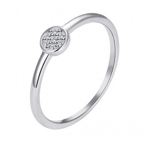 Minimalistický strieborný prsteň