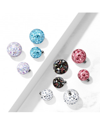 Náhradná gulička TITAN, závit 1,2 mm, farba číra