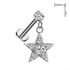 Labreta - piercing do brady s hodou