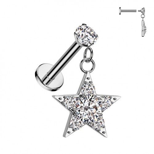 Labreta - piercing do brady s hodou