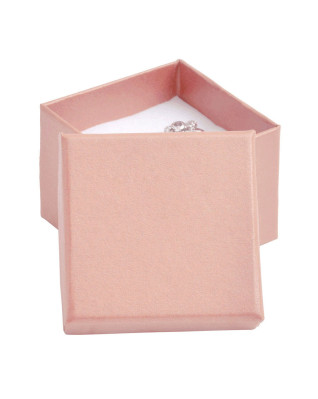 Darčeková krabička na náušnice ružová