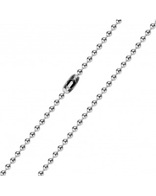 Oceľová retiazka guličková, hr. 2,4 mm