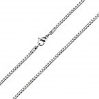 Oceľová retiazka štvorcová, hr. 2 mm