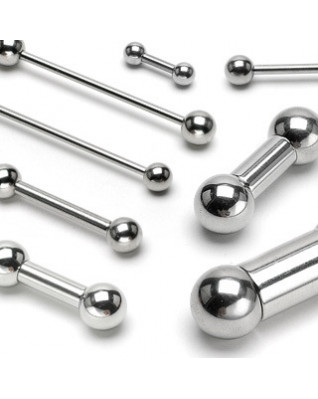 Piercing do jazyka - činka