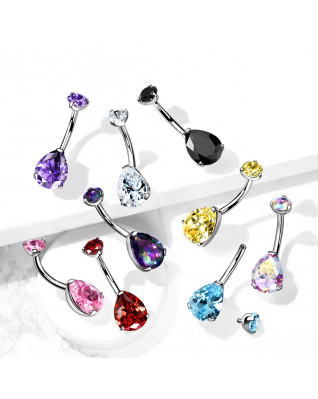 Piercing do pupku kvapka - TITAN