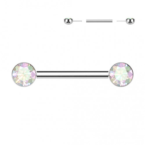 Piercing do bradavky TITAN - PUSH IN