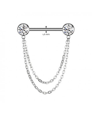 Piercing do bradavky TITAN - PUSH IN