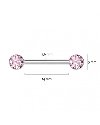 Piercing do bradavky TITAN - PUSH IN