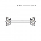 Piercing do bradavky TITAN - PUSH IN