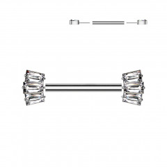 Piercing do bradavky TITAN - PUSH IN