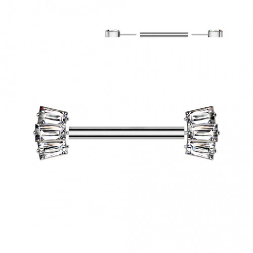 Piercing do bradavky TITAN - PUSH IN