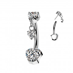 PUSH IN piercingu do pupku TITAN