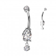 Visiaci piercing do pupku - TITAN