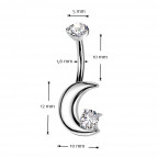 Piercing do pupku - TITAN