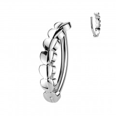 Piercing do pupku so štítom TITAN