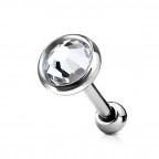 Cartilage piercing do ucha, číry kameň 4 mm