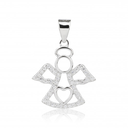 Strieborný prívesok anjelik