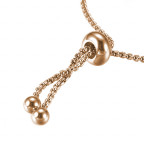 Pozlátená oceľová retiazka na výrobu náramku, UNI dĺžka