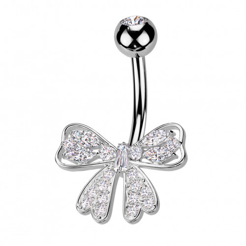 Piercing do pupku mašlička