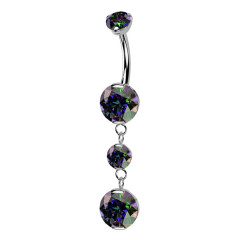 Visiaci piercing do pupku - TITAN