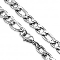 Oceľová reťaz figaro, hr. 11 mm