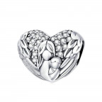 Strieborný prívesok korálik na náramok